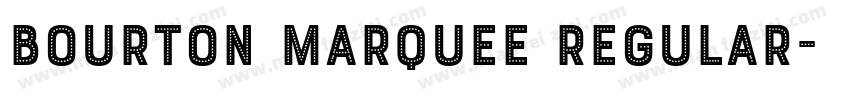 Bourton Marquee Regular字体转换